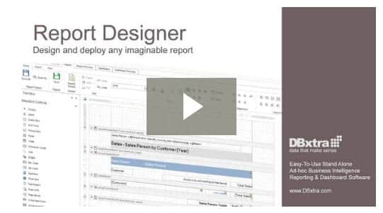 video report designer app